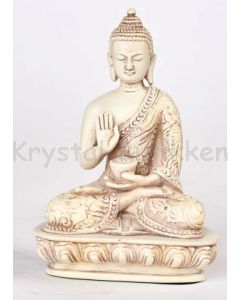 Buddha-hvid-NO FEAR-MUDRA
