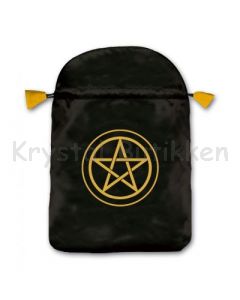 Stofpose i satin - Pentagram