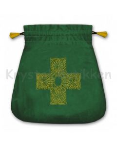 Stofpose i fløjl - Keltisk Kors