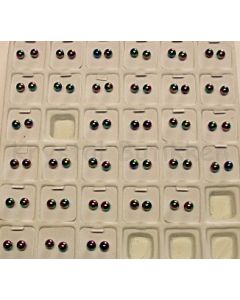 Regnbue-hæmatit-ørestikker