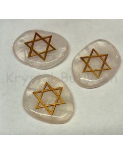 Rosakvarts med stjerne