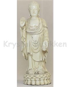 Buddha - Stående - sten look - 24,5 cm