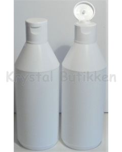 Hvid-plastflaske